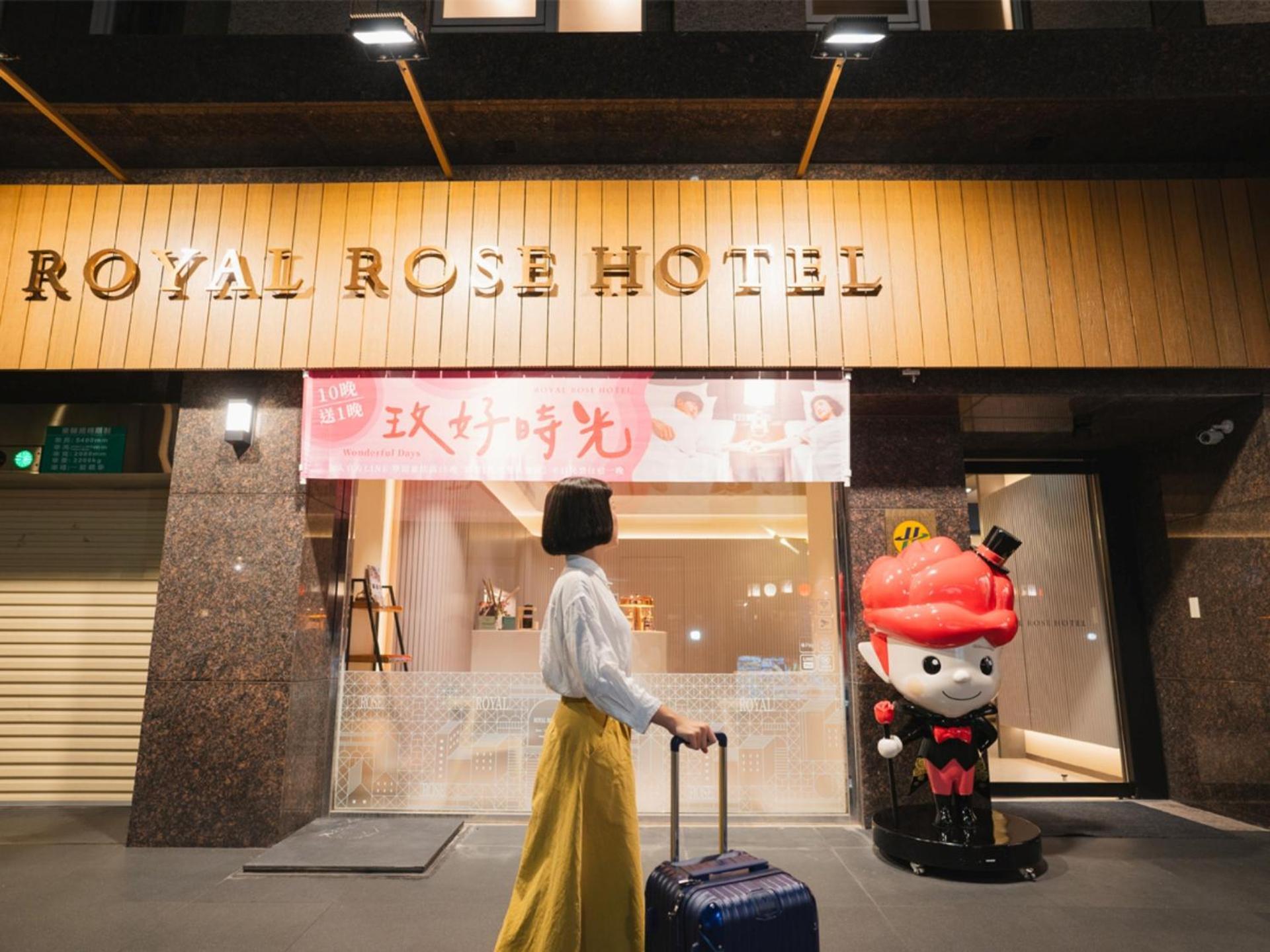 Royal Rose Hotel Zhongshan Taipei Exterior foto